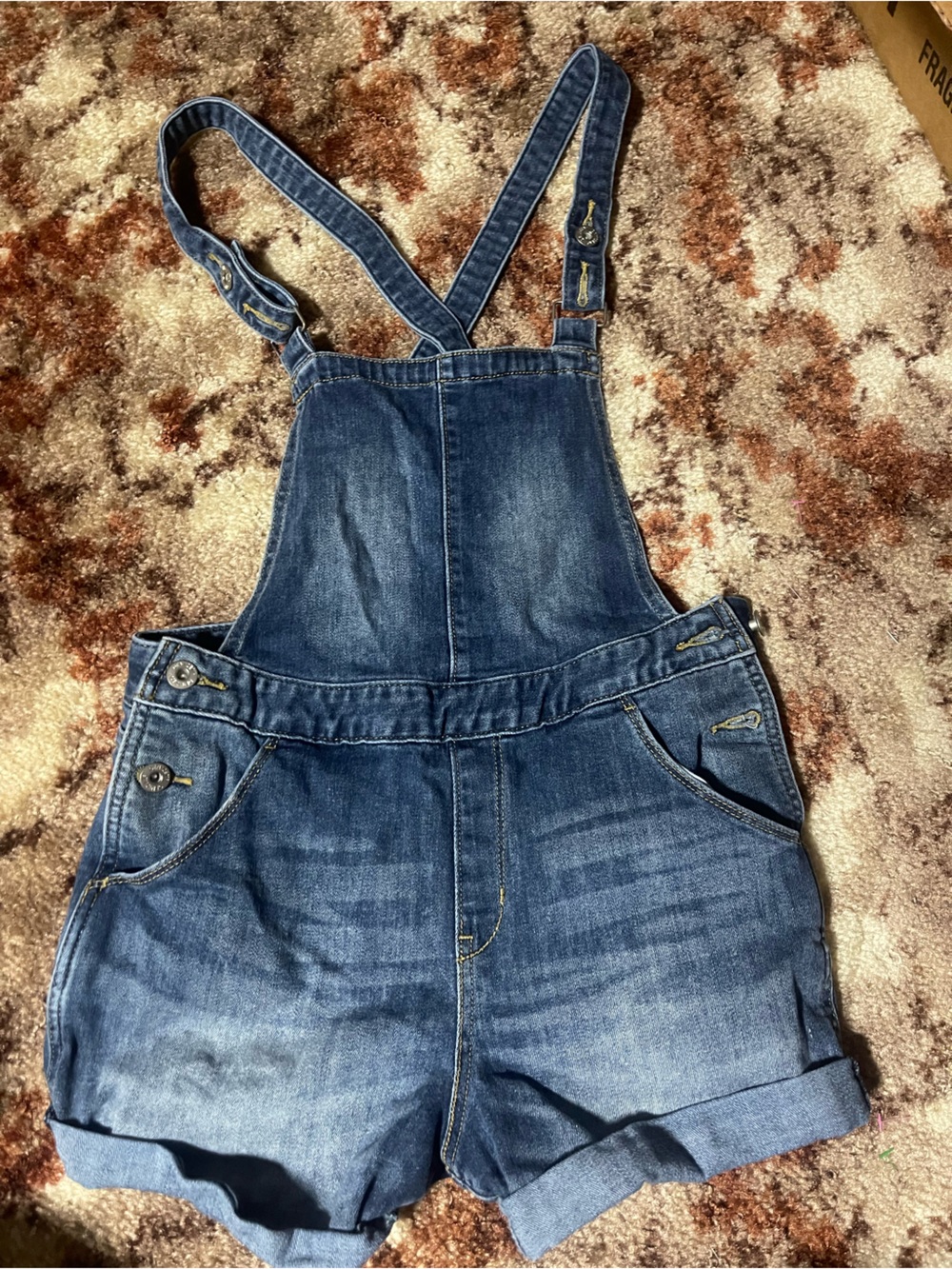 Denizen from Levi's Dark Blue Denim Women's Overalls
